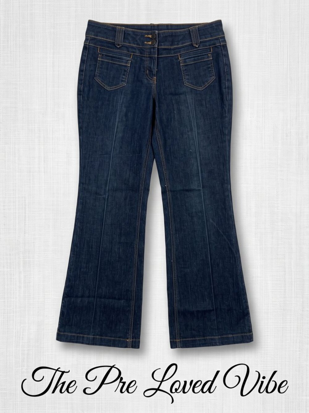 New York and Company Women's Size 12 Low Rise Flare Jeans
